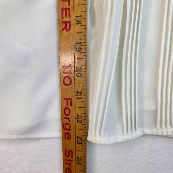 Vintage Size 8 Floral Embroidered Blouse Peter Pan Collar Romantic Flowy Twee - Picture 9 of 12